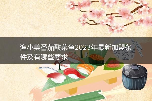 渔小美番茄酸菜鱼2023年最新加盟条件及有哪些要求