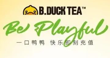 鸭鸭茶奶茶加盟logo