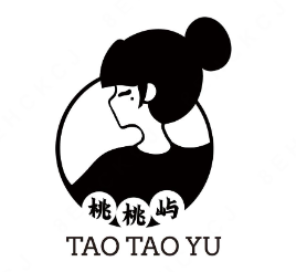 桃桃屿奶茶加盟logo