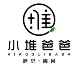 小堆爸爸奶茶加盟logo