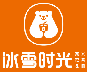 冰雪时光奶茶加盟logo