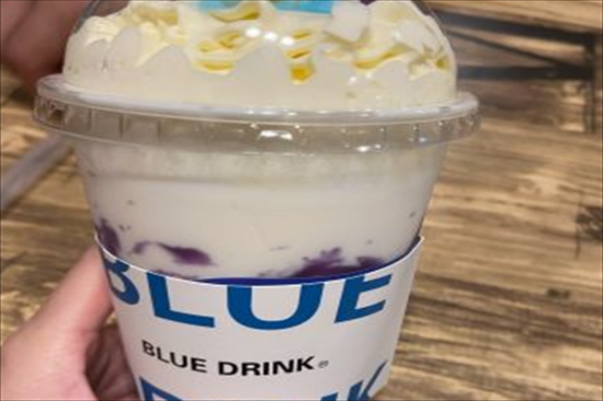 blue drink奶茶加盟产品图片