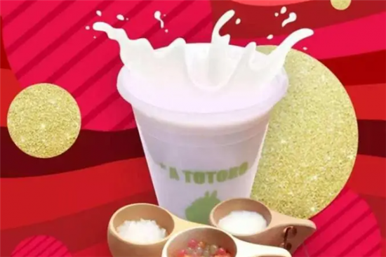 龙猫奶茶加盟产品图片