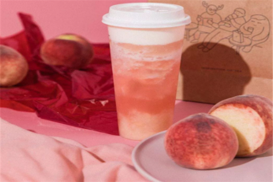 元气桃桃奶茶加盟产品图片