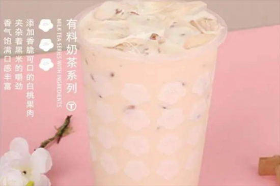 桃花圆奶茶加盟产品图片
