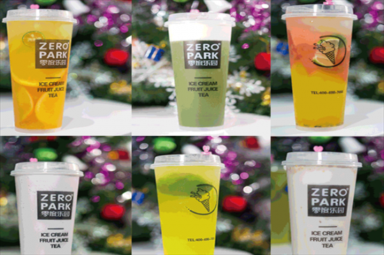 零度乐园奶茶加盟产品图片