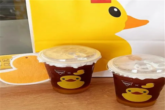 鸭鸭奶茶加盟产品图片