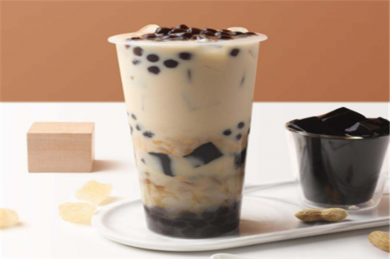 仙草屋奶茶加盟产品图片